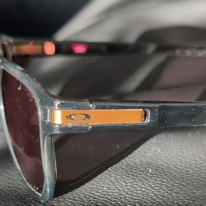 Oakley Sunglasses with Olive Frame and Orange Detail
